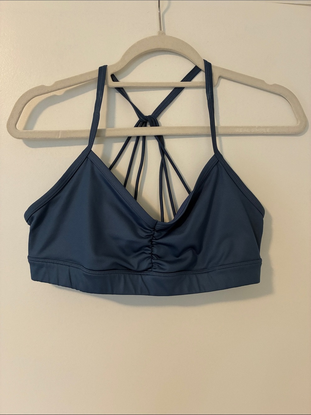 Alo Sunny Strappy Bra Blue